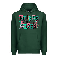 Sports Green nurses call the shots Premium Hoodie - RanaPortraitStore