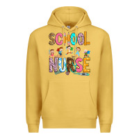 Antique Gold school nurse Premium Hoodie - RanaPortraitStore