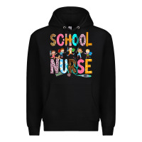 Black school nurse Premium Hoodie - RanaPortraitStore