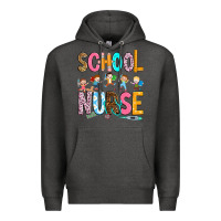 Charcoal Heather school nurse Premium Hoodie - RanaPortraitStore