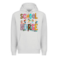 Dove Grey school nurse Premium Hoodie - RanaPortraitStore