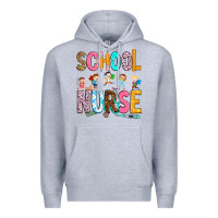 Heather Grey school nurse Premium Hoodie - RanaPortraitStore