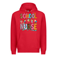 Red school nurse Premium Hoodie - RanaPortraitStore