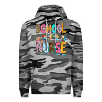 Slate Camo school nurse Premium Hoodie - RanaPortraitStore