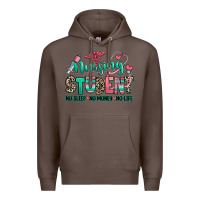 Coffee nursing student no sleep no money no life Premium Hoodie - RanaPortraitStore