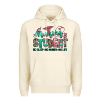 Sandshell nursing student no sleep no money no life Premium Hoodie - RanaPortraitStore
