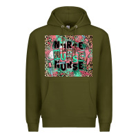Army Green nurse Premium Hoodie - RanaPortraitStore