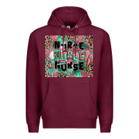 Burgundy nurse Premium Hoodie - RanaPortraitStore