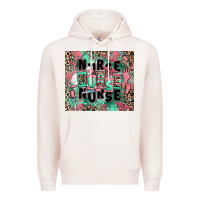 Pale Pink nurse Premium Hoodie - RanaPortraitStore
