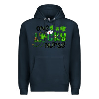 Navy one lucky nurse Premium Hoodie - RanaPortraitStore