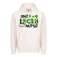 Pale Pink one lucky nurse Premium Hoodie - RanaPortraitStore