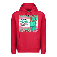 Cardinal she works willingly with her hands afro nurse Premium Hoodie - RanaPortraitStore