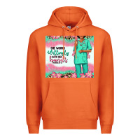 Carrot she works willingly with her hands afro nurse Premium Hoodie - RanaPortraitStore