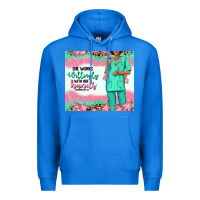 True Royal she works willingly with her hands afro nurse Premium Hoodie - RanaPortraitStore