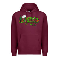 Burgundy st patricks day lucky nurse Premium Hoodie - RanaPortraitStore