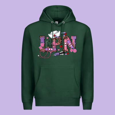 Valentines Day Lpn Premium Hoodie Designed By Ranaportraitstore