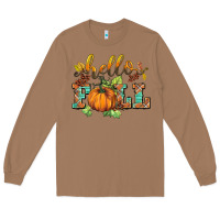 Toasted Coconut hello fall pumpkin Long Sleeve Tee - BarkalooDesign