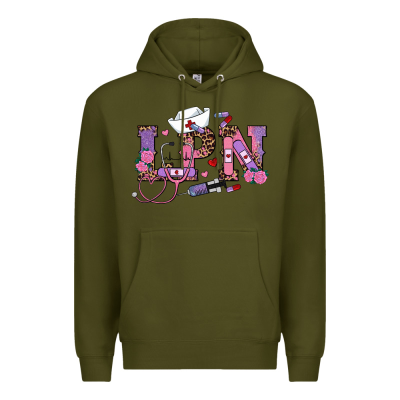 Valentines Day Lpn Premium Hoodie by RanaPortraitStore | Teevron
