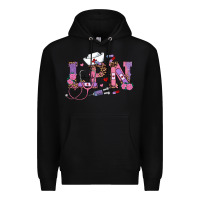 Black valentines day lpn Premium Hoodie - RanaPortraitStore