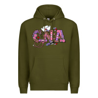 Army Green valentines day cna Premium Hoodie - RanaPortraitStore