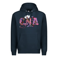 Navy valentines day cna Premium Hoodie - RanaPortraitStore
