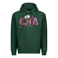 Sports Green valentines day cna Premium Hoodie - RanaPortraitStore