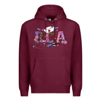 Burgundy valentines day Premium Hoodie - RanaPortraitStore