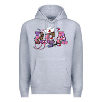 Heather Grey valentines day Premium Hoodie - RanaPortraitStore
