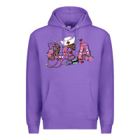 Purple valentines day Premium Hoodie - RanaPortraitStore