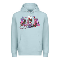 Blue Mist valentines day Premium Hoodie - RanaPortraitStore