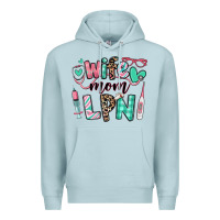 Blue Mist wife mom lpn licensed practical nurse Premium Hoodie - RanaPortraitStore