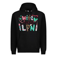 Black wife mom lpn licensed practical nurse Premium Hoodie - RanaPortraitStore