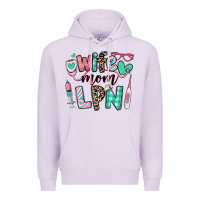 Lilac wife mom lpn licensed practical nurse Premium Hoodie - RanaPortraitStore