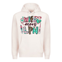 Pale Pink wife mom lpn licensed practical nurse Premium Hoodie - RanaPortraitStore