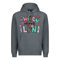 Rock wife mom lpn licensed practical nurse Premium Hoodie - RanaPortraitStore
