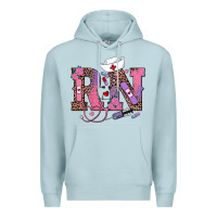 Blue Mist valentines day rn registered nurse Premium Hoodie - RanaPortraitStore