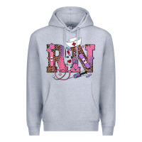 Heather Grey valentines day rn registered nurse Premium Hoodie - RanaPortraitStore