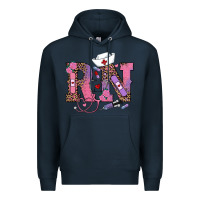Navy valentines day rn registered nurse Premium Hoodie - RanaPortraitStore