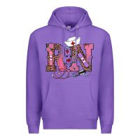 Purple valentines day rn registered nurse Premium Hoodie - RanaPortraitStore