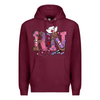 Burgundy valentines day rn registered nurse Premium Hoodie - RanaPortraitStore