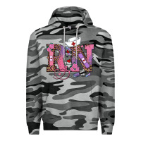 Slate Camo valentines day rn registered nurse Premium Hoodie - RanaPortraitStore