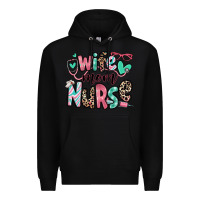 Black wife mom nurse Premium Hoodie - RanaPortraitStore