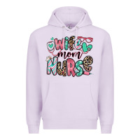Lilac wife mom nurse Premium Hoodie - RanaPortraitStore
