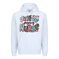 White wife mom nurse Premium Hoodie - RanaPortraitStore