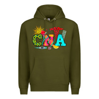 Army Green cna summer Premium Hoodie - RanaPortraitStore