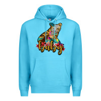 Ocean Blue baby bear Premium Hoodie - RanaPortraitStore