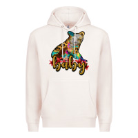 Pale Pink baby bear Premium Hoodie - RanaPortraitStore