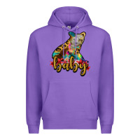Purple baby bear Premium Hoodie - RanaPortraitStore
