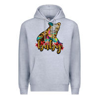 Heather Grey baby bear Premium Hoodie - RanaPortraitStore