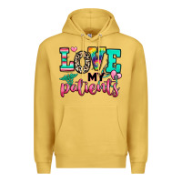 Antique Gold love my patients nurse Premium Hoodie - RanaPortraitStore